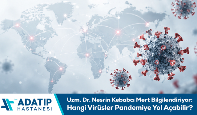 Uzm. Dr. Nesrin Kebabcı Mert bilgilendiriyor: Hangi virüsler pandemiye yol açabilir?