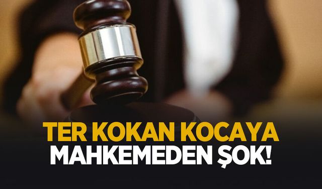 Duş almayan kocaya tazminat şoku