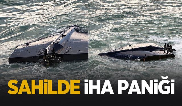 Sahilde iHA alarmı!