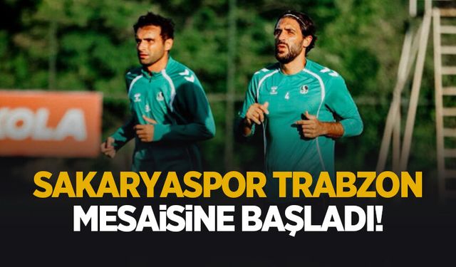 Sakaryaspor’da sezonun ilk maçı için hazırlık