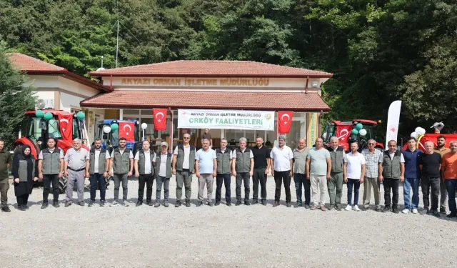 Akyazı’da orman köylülerine ORKÖY desteği: Araç ve ekipmanlar teslim edildi