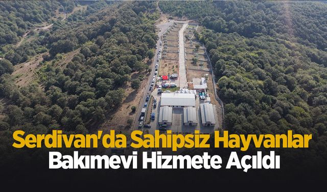 Serdivan'da sahipsiz hayvanlar bakımevi hizmete açıldı