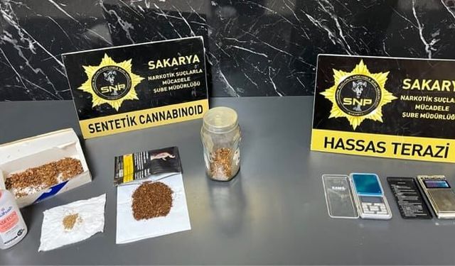 Adapazarı'nda uyuşturucu operasyonu: 1 tutuklama