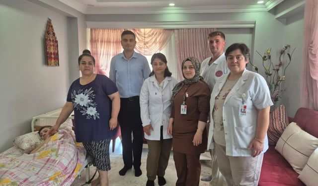 Hastaların talepleri evlerinde dinlendi