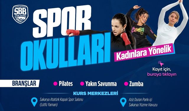 Kadınlar için spor okullarında yeni dönem başvuruları başladı