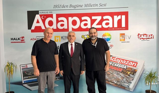 Ali İnci'den HALK54 ve Adapazarı Gazetesi'ne ziyaret