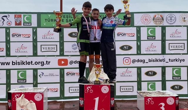 Büyükşehir’in pedalları Türkiye Şampiyonası’nda madalyaları topladı