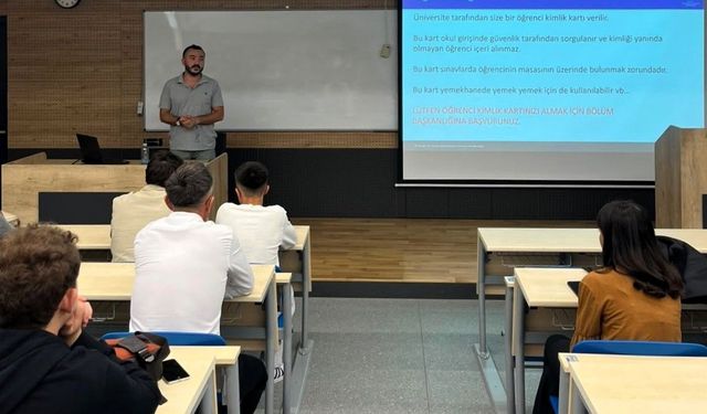 3 MYO’da ilk ders etkinliği gerçekleştirildi