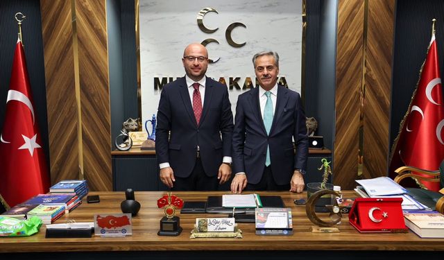 Başkan Alemdar'dan MHP İl Başkanlığı'na ziyaret