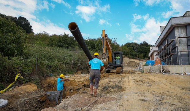 Kuruçeşme’nin kanalizasyon altyapısına yeni bir hat kazandırılıyor