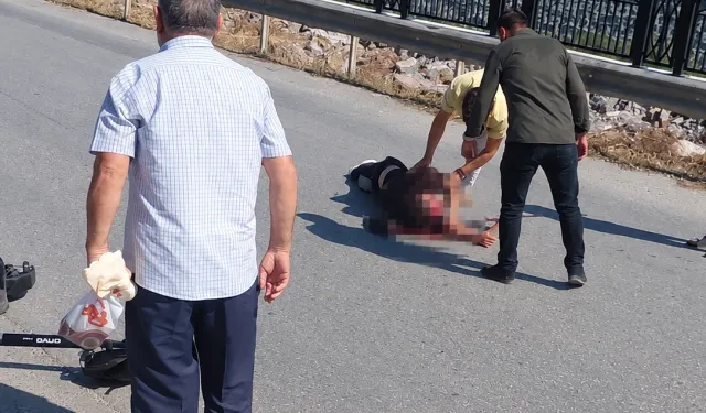 Serdivan'da scooter kazasında genç ağır yaralandı