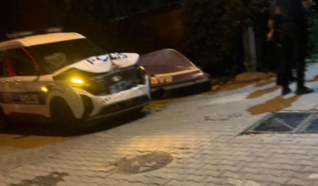 Kovalamaca kazayla bitti: Bir polis memuru yaralandı