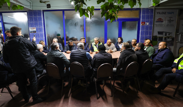 Alemdar, yağışlardan etkilenen mahallelerde incelemelerde bulundu
