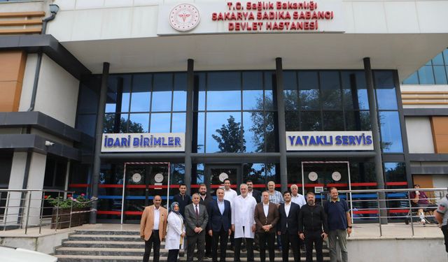 AK Parti İl Başkanı Tever'den Sadıka Sabancı Devlet Hastanesi'ne ziyaret