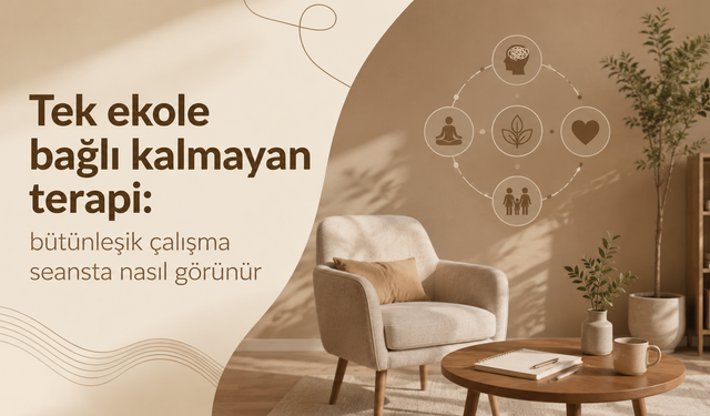 Tek ekole bağlı kalmayan terapi: bütünleşik çalışma seansta nasıl görünür