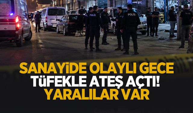 Sanayi sitesinde gece yarısı dehşeti: 3 yaralı