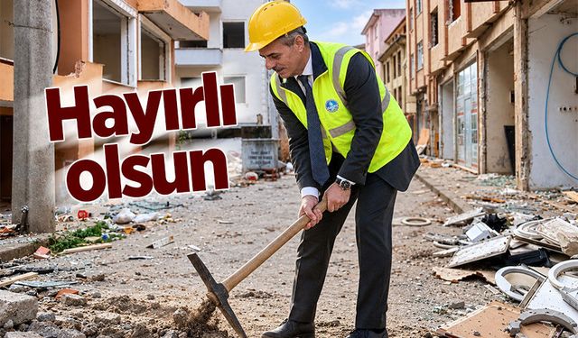Tığcılar'da yıkım başlıyor! Alemdar: Hayırlı olsun