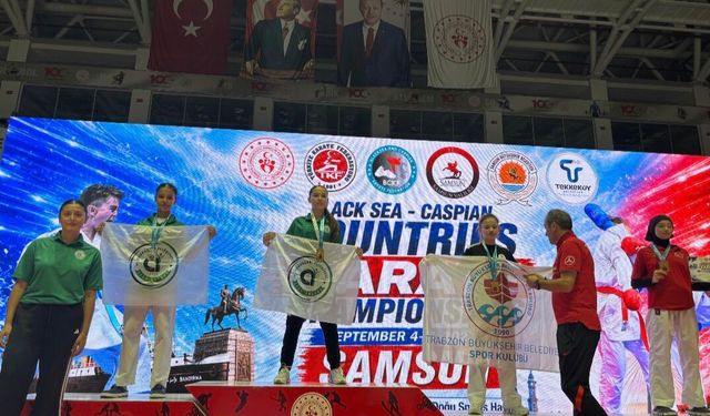 Adapazarı Belediyesi Spor Kulübü karate şampiyonasından 5 şampiyonlukla döndü
