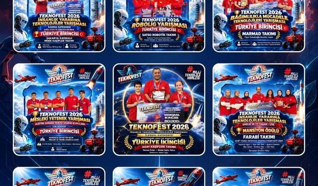 TEKNOFEST 2026'da tarihi başarı: Sakarya şov yaptı