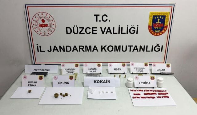 Düzce'de uyuşturucu operasyonu 1 tutuklama