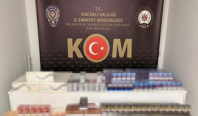 Bin 410 paket kaçak sigara ve 90 paket tütün ele geçirildi