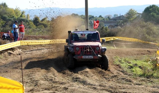 Deniz kenarında off-road heyecanı sona erdi