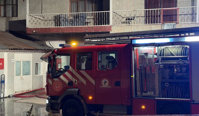 Konfeksiyon atölyesinde yangın