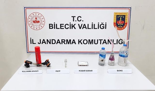Bilecik'te uyuşturucu operasyonu: 3 gözaltı