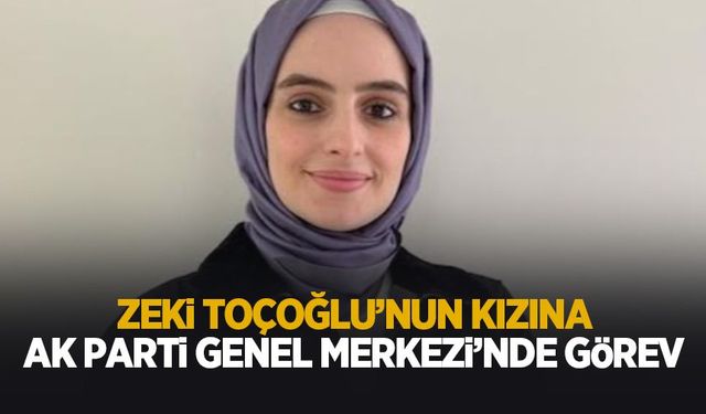Fatma Zehra Toçoğlu Koçkaya’ya AK Parti Genel Merkezi’nde görev