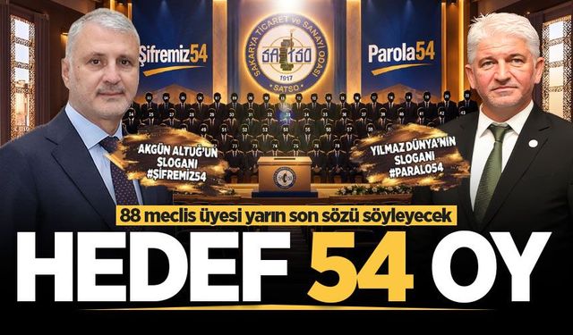 SATSO'da 88 meclis üyesi yarın son sözü söyleyecek!