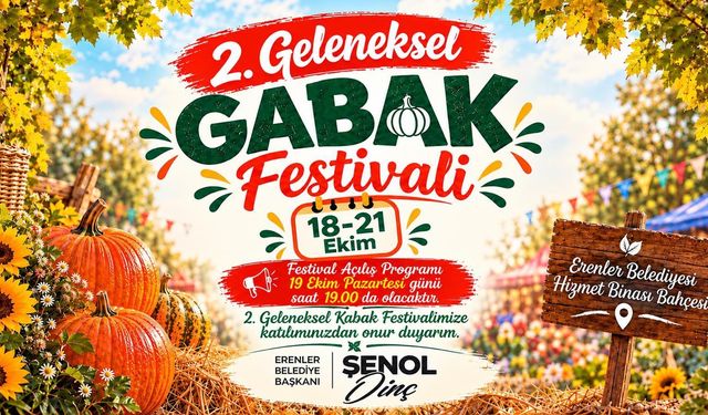 Erenler'de 2. Gabak Festivali heyecanı yaşanacak