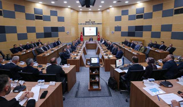 Sakarya’da İl Koordinasyon Kurulu Toplantısı