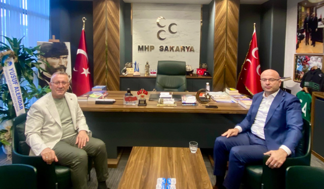 Işıksu’dan MHP İl Başkanı Alkaş’a tebrik ziyareti