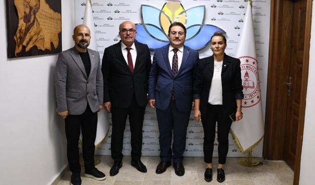 Tüm Eğitim Çalışanları Sendikası'ndan Milli Eğitim Müdürü Bakırtaş’a ziyaret