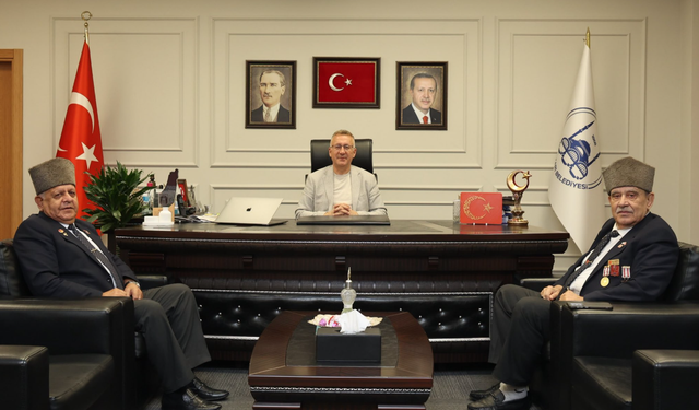 Başkan Işıksu, Muharip Gaziler Derneği temsilcilerini ağırladı