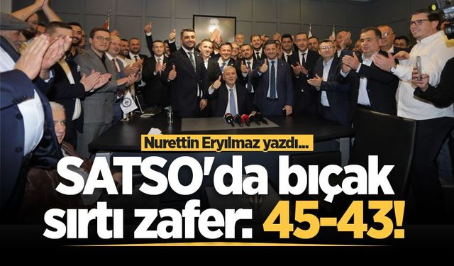 SATSO'da bıçak sırtı zafer: 45-43!