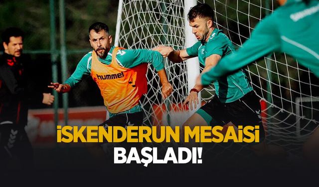 Sakaryaspor, İskenderunspor maçı hazırlıklarına başladı