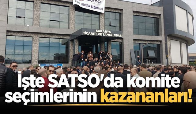 İşte SATSO'da komite seçimlerinin kazananları!