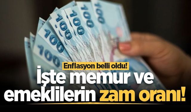 Emekli zammı için kesinleşen 3 aylık zam oranı belli oldu
