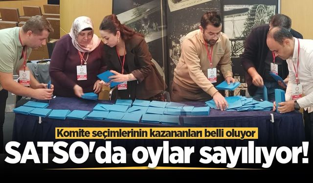 SATSO seçimlerinde oy verme işlemi sona erdi! Sandıklar açıldı