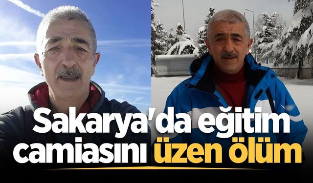Sakarya'da eğitim camiasını üzen ölüm: Hilmi Bayrak vefat etti