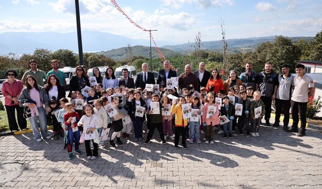 Serdivan’da miniklerden can dostlara sevgi dolu ziyaret