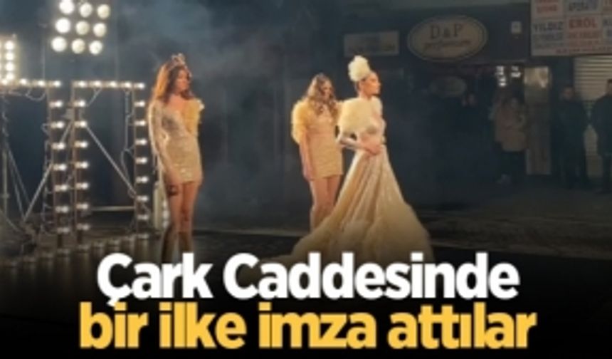 Çark Caddesinde bir ilke imza attılar