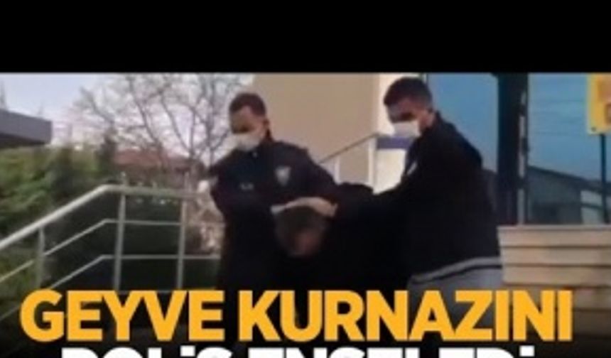 Geyve kurnazını polis enselendi