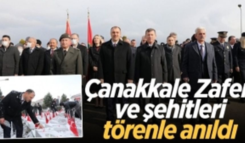 Sakarya'da Çanakkale Zaferi ve şehitleri törenle anıldı