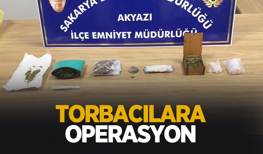 Akyazı'da uyuşturucu operasyonu