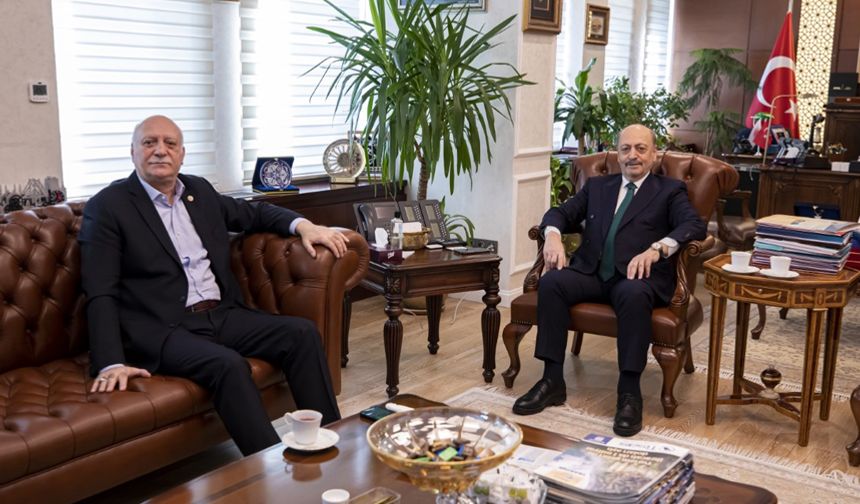 TZOB Genel Başkanı Bayraktar, Bakan Bilgin ile görüştü