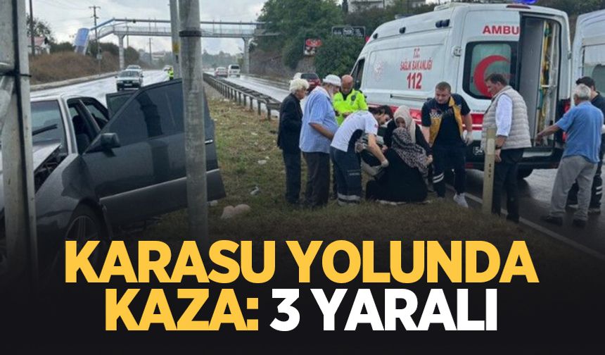 Ferizli'de kaza: 3 yaralı