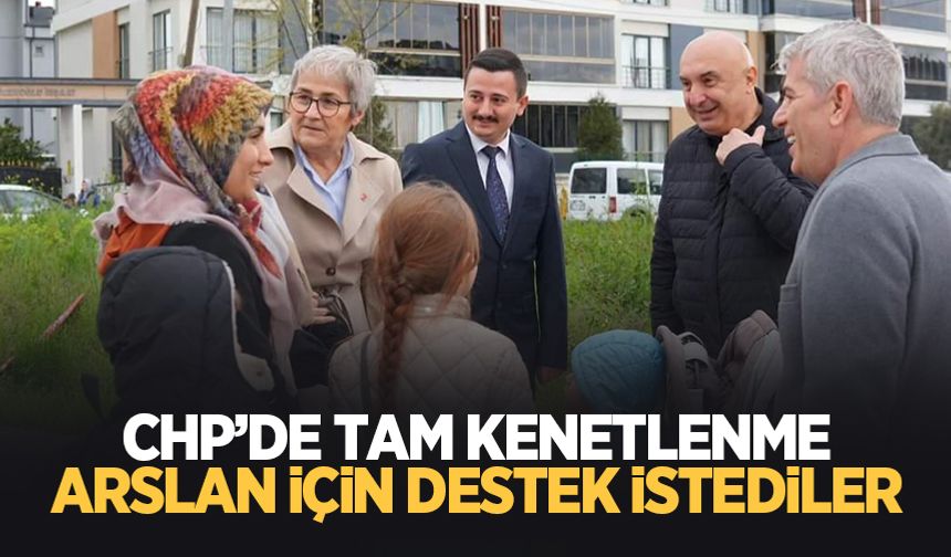 Taşkent ve Özkoç Serdivan'da Aydoğan Arslan ile seçim çalışmasına katıldı