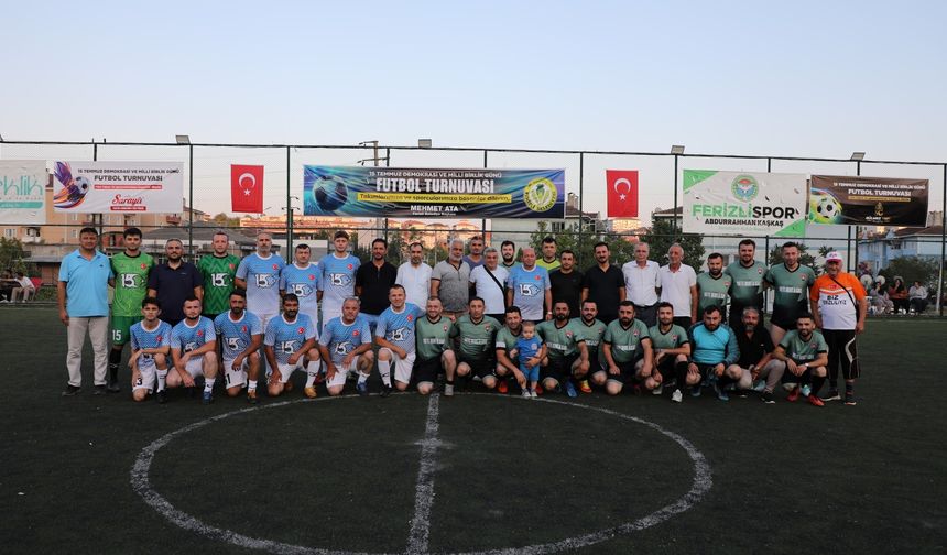 Ferizli’de 15 Temmuz Demokrasi ve Milli Birlik Günü Futbol Turnuvası başladı